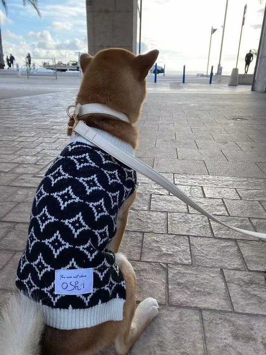 You Are Not Alone Sleeveless Dog Jumper – Soft & Stylish