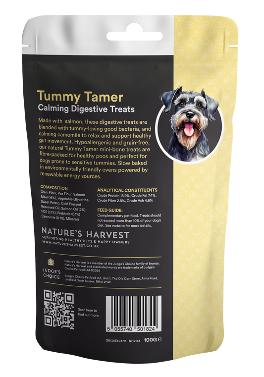 Calming Digestive Dog Treats 'Tummy Tamer' 100g.