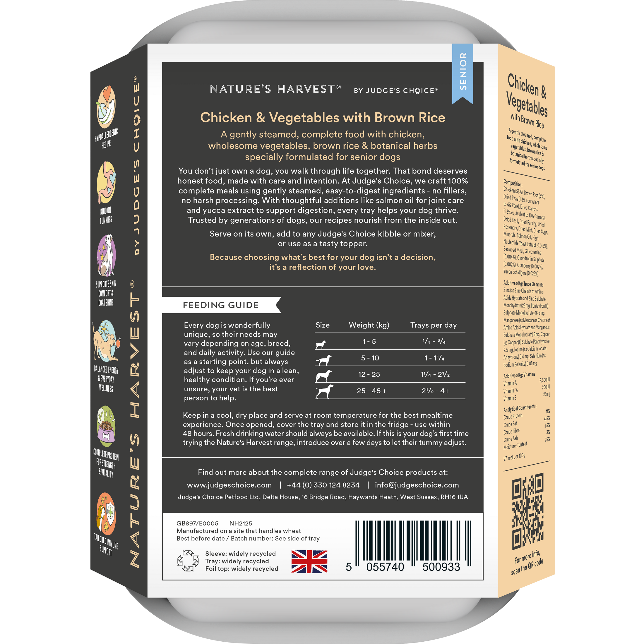 Chicken & Vegetables with Brown Rice - Senior.