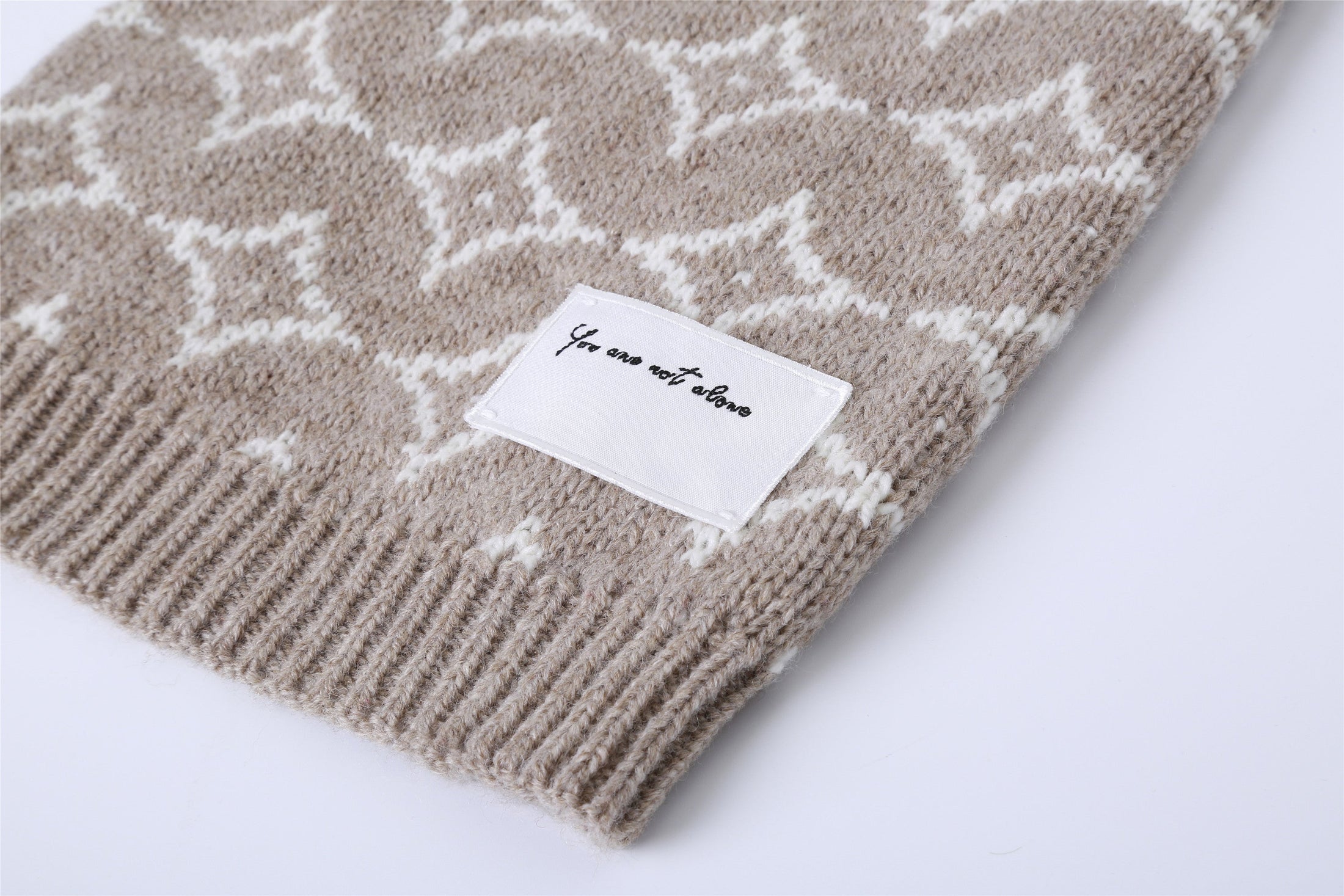 You Are Not Alone Sleeveless Dog Jumper – Soft & Stylish