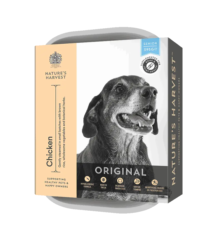 Chicken and Brown Rice - Senior Dog Food - 10 pack Nature's Harvest