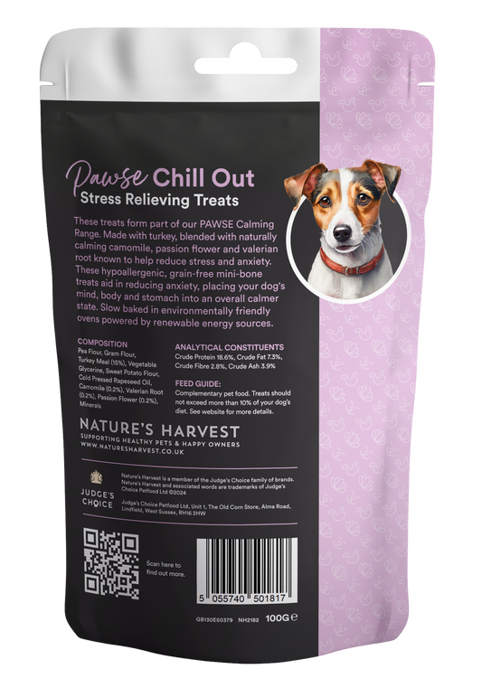 Stress Relieving Dog Treats 'Chill Out' 100g.