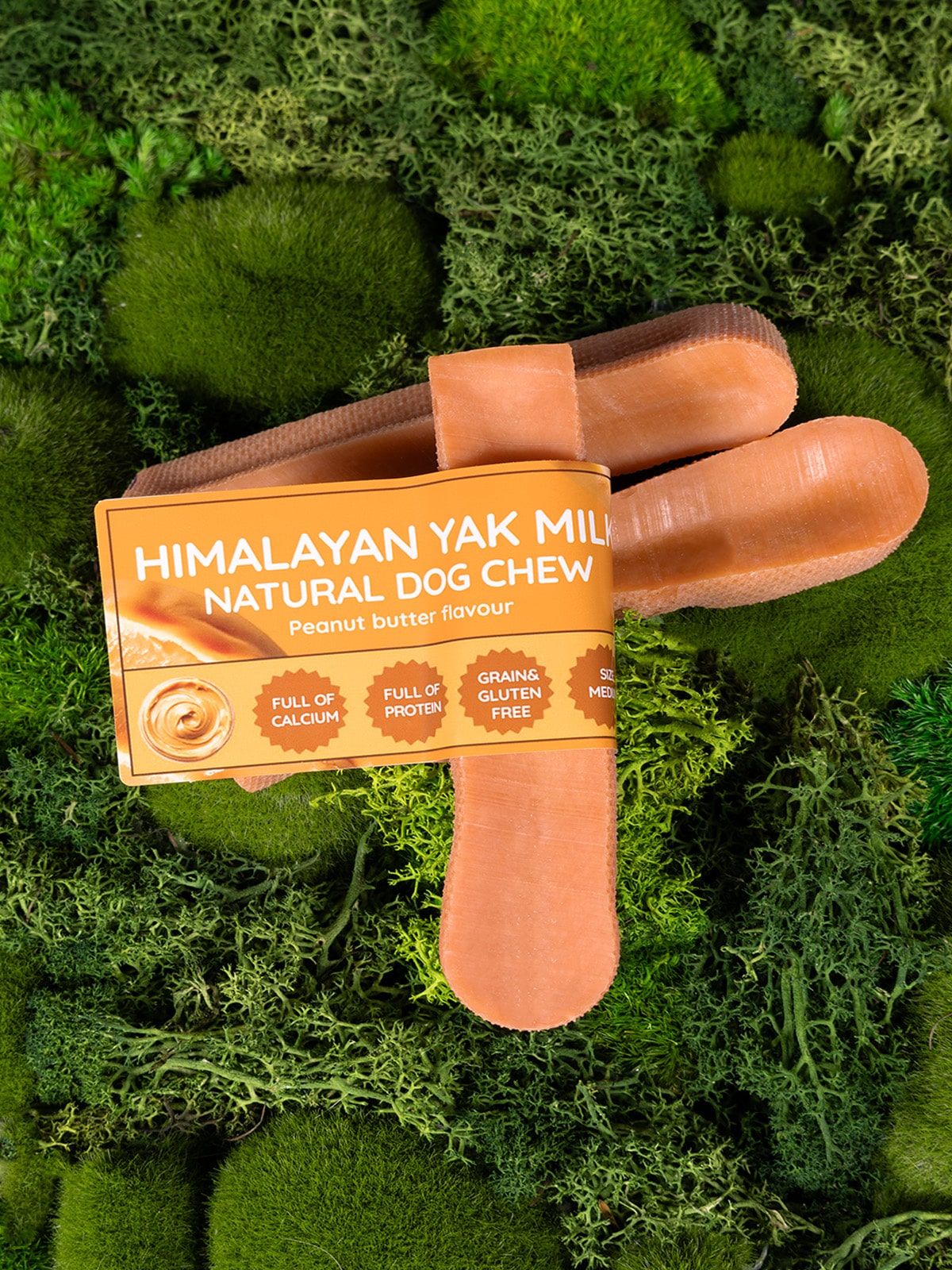 Peanut Butter Yak Milk Dog Chews