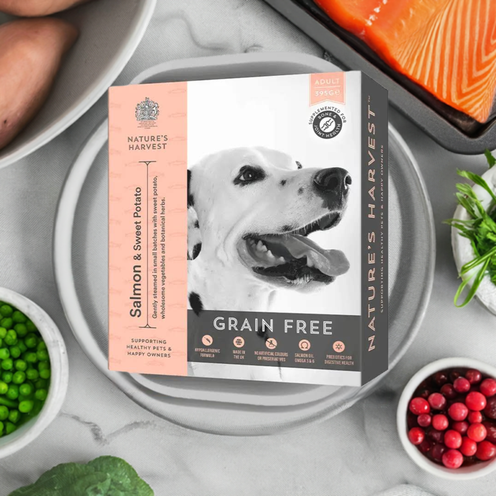 Salmon and Sweet Potato Grain Free Dog Food 10 pack Nature s Harvest Natural Dog Food