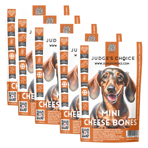 Judge's Choice Grain Free Mini Cheese Bones - 250g.
