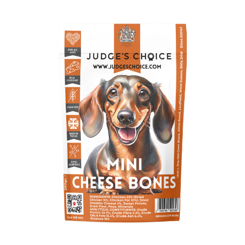 Judge's Choice Grain Free Mini Cheese Bones - 250g.