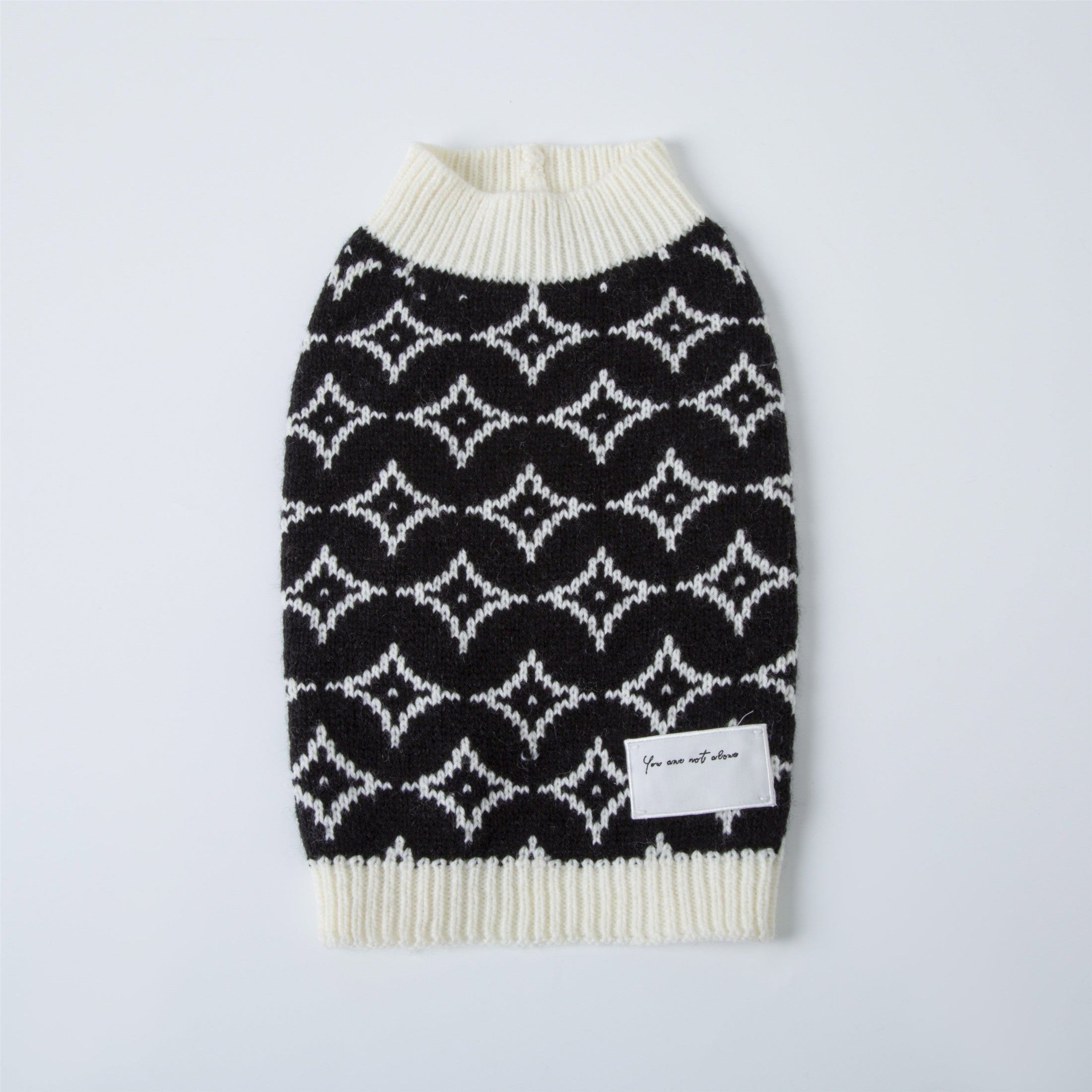 You Are Not Alone Sleeveless Dog Jumper – Soft & Stylish