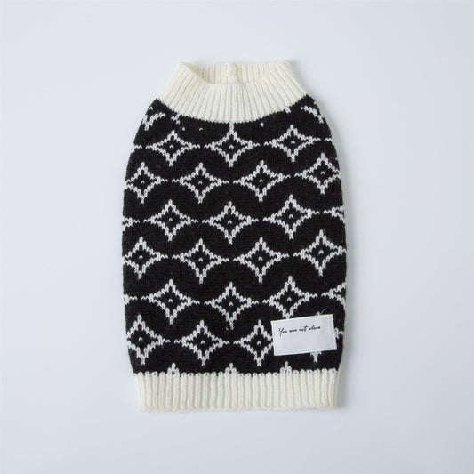 You Are Not Alone Sleeveless Dog Jumper – Soft & Stylish