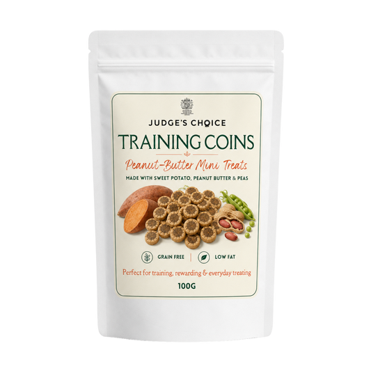 Training Coins – Peanut Butter Mini Dog Treats 100g