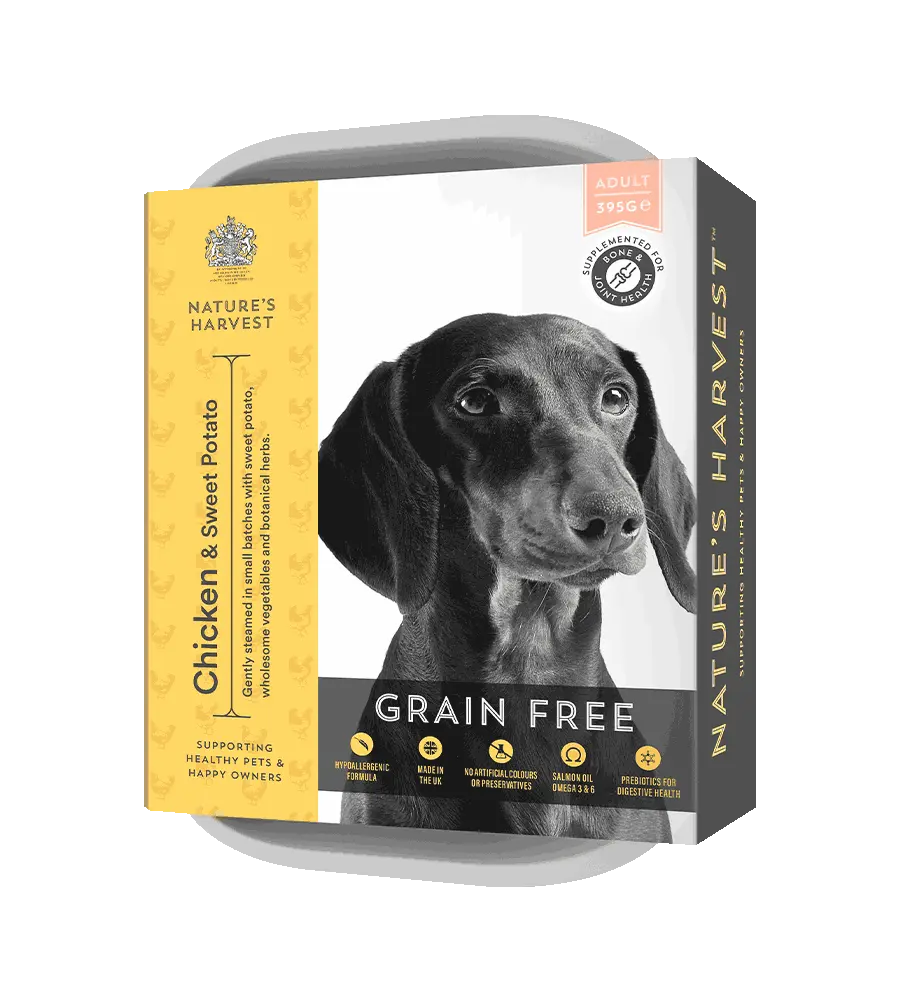 Grain free dog top food without sweet potato