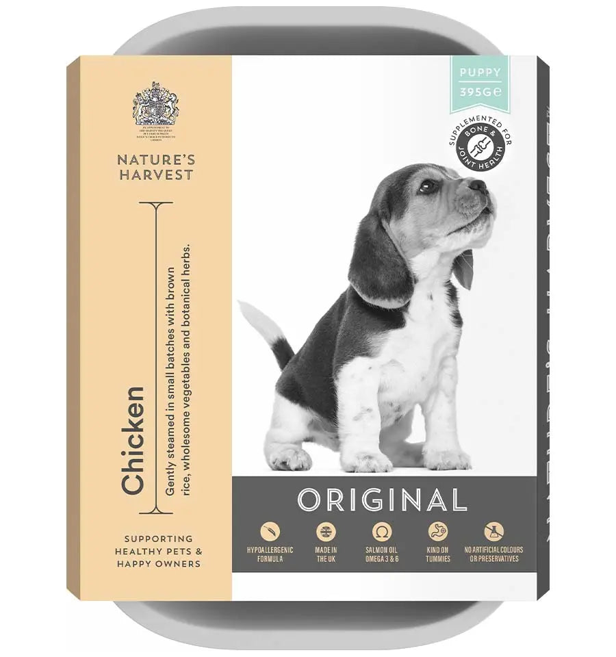 Chicken and Brown Rice - Puppy Food - 10 pack Nature's Harvest