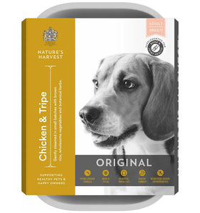Chicken, Tripe and Brown Rice - Adult Dog Food - 10 pack Nature's Harvest
