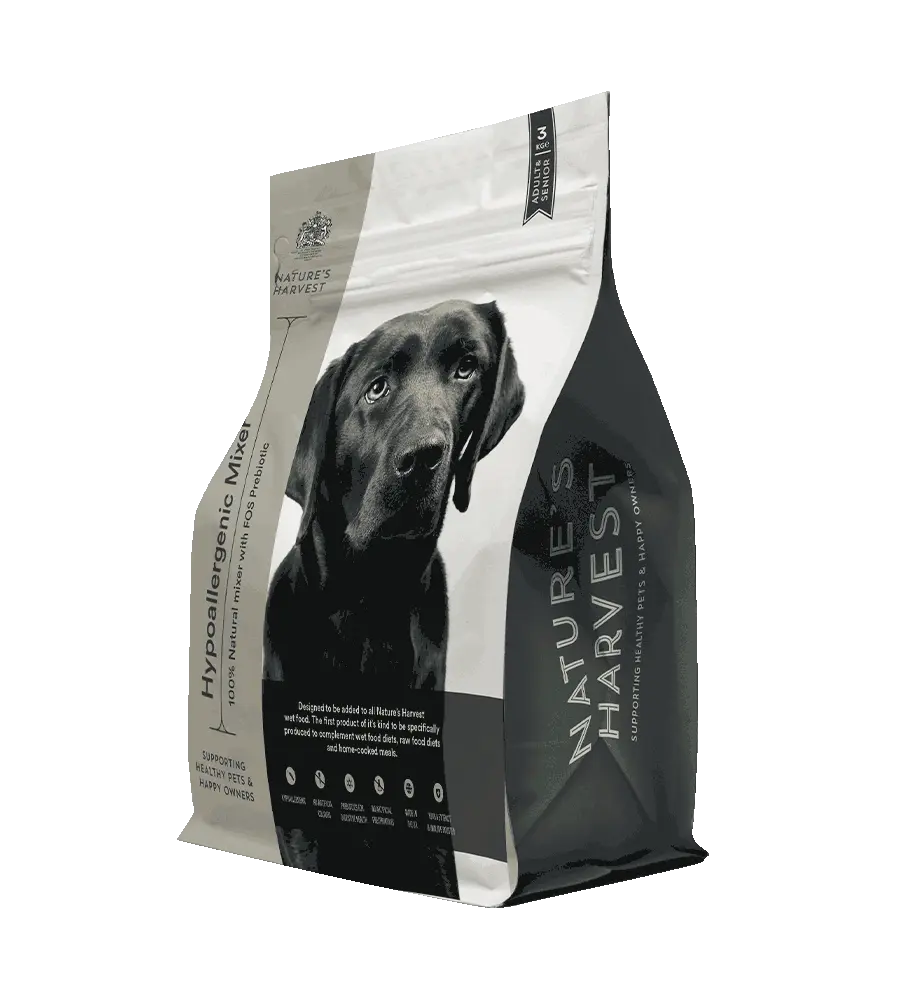 Hypoallergenic Mixer for Dogs - Wheat Gluten Free - 3kg bag Natures Harvest